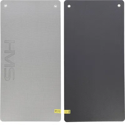 Image de Tapis de fitness, gris clair-noir, 120 x 60 cm, EVA 15 mm