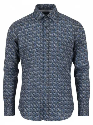 Productafbeelding van Blauw katoenen overhemd