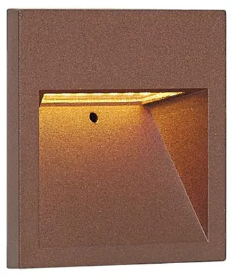 Produktbild von Moderne Wandleuchte RostBraun Quadratisch inkl  LED IP54 Gem