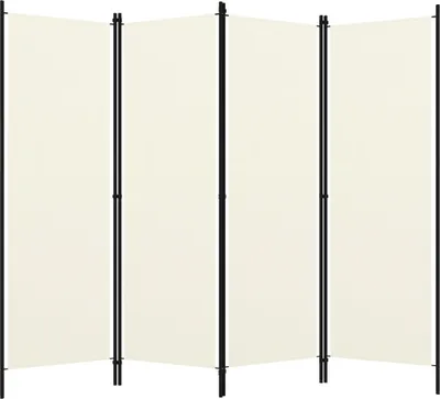 Produktbild von （Saisonschlussverkauf）4-tlg. Raumteiler(1 pcs) - modernen Design - Trennwand/Sichtschutz - Weiß 200x180 cm - Paravents NeuMöbel88974