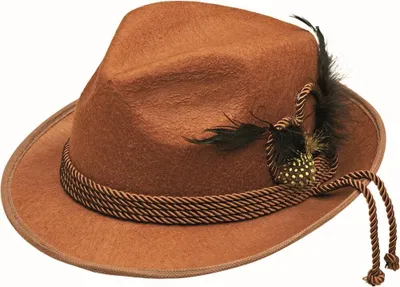 Produktbild von Mottoland Faschingskostüm Tirolerhut braun, Größe STD, Farbe braun
