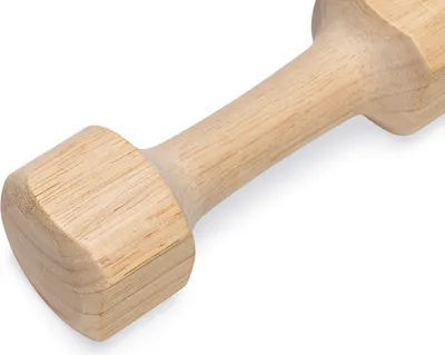 Produktbild von Beeztees Hantel Dex - Hundespielzeug - Holz - 550 g - 25x7x7 cm