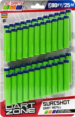 Obrázek produktu pro Dart Zone Darts 50 náhradních balení
