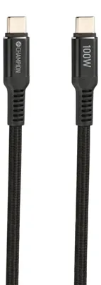 Image de Câble USB-C 100W 1m Noir