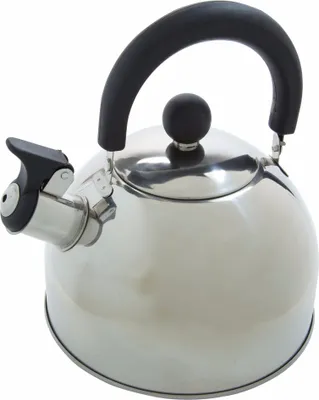 Obrázok produktu pre Kompaktná čajová kanvica s píšťalkou Regatta Great Outdoors RG2721 (jedna veľkosť) (strieborná farba)