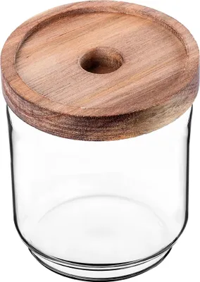 Produktbild von Glasbehälter - Gewürzglas - 450 ml - Mit Deckel - Für Gewürze, Kräuter, Sirup