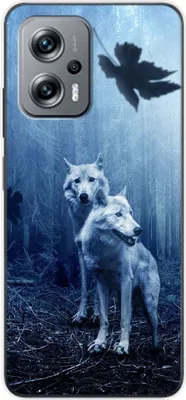 Produktbild von König Design Hülle kompatibel mit Xiaomi Redmi K50i Kunststoff Soft Handyhülle - Handy Case Wölfe