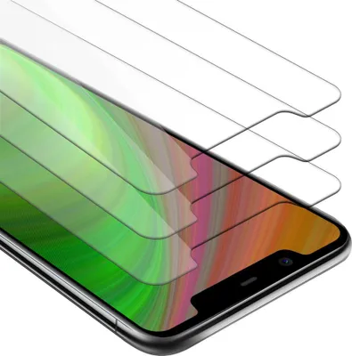 Produktbild von Cadorabo 3x Panzer Folie für Nokia 5.1 PLUS / X5 Schutzfolie in Transparent Folie Tempered Display-Schutzglas