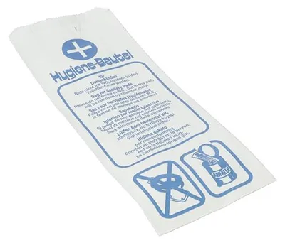 Produktbild von Hygienebeutel aus Papier Deiss, weiß, 1000 Stück