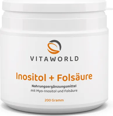 Obrázok produktu pre Inozitol + kyselina listová (200 g)