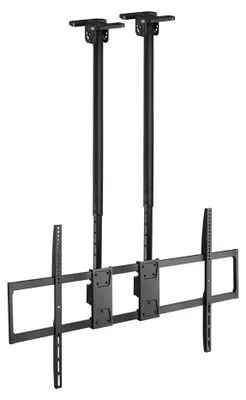 Produktbild von TooQ LPCE11120TSLI-B, 3,05 m (120"), 400 x 200 mm, 1000 x 600 mm, -25 - 0°, Stahl, Schwarz