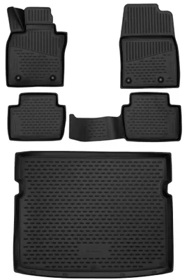 Produktbild von Gummi Kofferraumwanne + Fußmatten Set für Mazda CX-30, Bj. 2019-