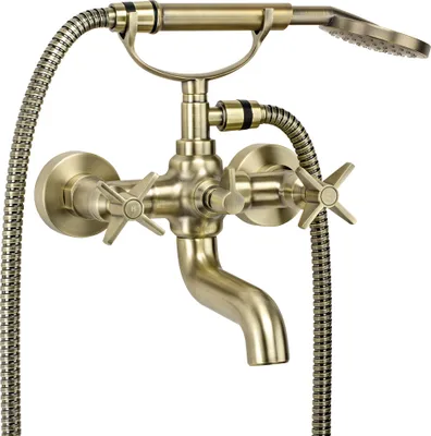 Produktbild von Wannenarmatur, mit Duschset, Messing, TEMISTO-30