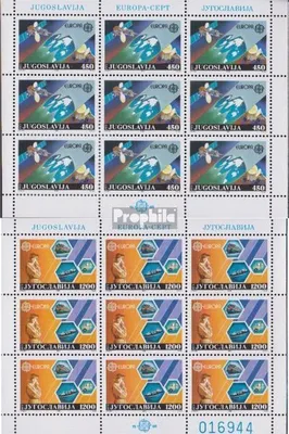 Produktbild von Briefmarken Jugoslawien 1988 Mi 2273Klb-2274Klb Kleinbogen (kompl.Ausg.) postfrisch Europa