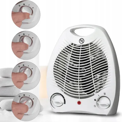 Obrázek produktu pro Elektrický Ohřívač S Ventilátorem 2000W