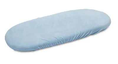 Image de Drap De Lit Éponge Pour Poussette Bleu 35X75