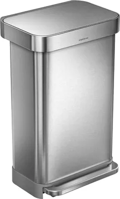 Produktbild von simplehuman CW2024, 45 l, Rechteckig, Edelstahl, Edelstahl, Terrasse, 915 mm