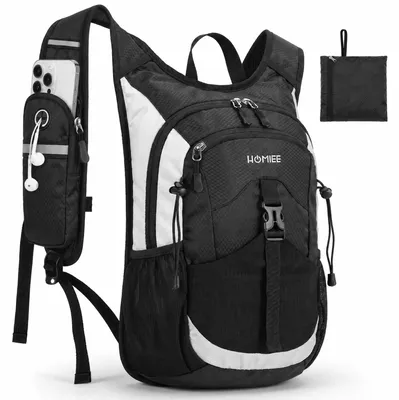 Image de Sac à dos de randonnée - Pliable - 15 litres - Ultraléger - Plusieurs compartiments