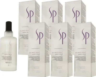 Produktbild von Wella SP Balance Scalp 6 x 100 ml Energy Serum Set