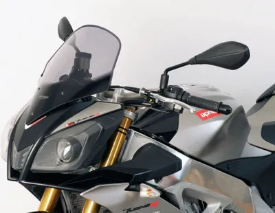 Obrázek produktu pro Čelní sklo motocyklu MRA APRILIA TUONO V4R, RK/TY, 2011-2014, tvar TM, tónované