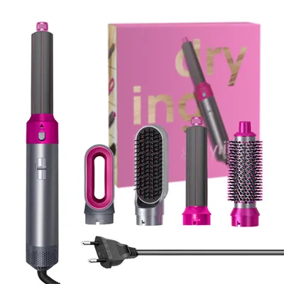 Produktbild von 5 in 1 Haartrockner Multistyler mit Lockenstab Haarglätter professionelles Haartrockner Styling-Tool