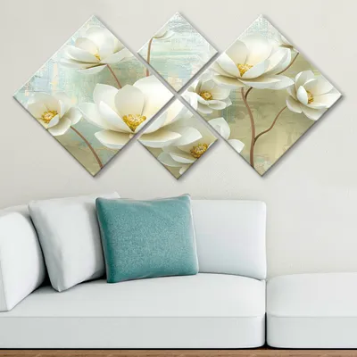 Immagine prodotto di Wallity, 4MDF1604059651- EVS1237, Colorato, stampe su tela, 60 x 115 cm, 100% MDF (spessore: 3 mm)