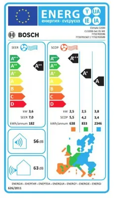 Immagine prodotto di Inverter Air Conditioner Bosch Climate 3200i CL3200i-Set 35 WE