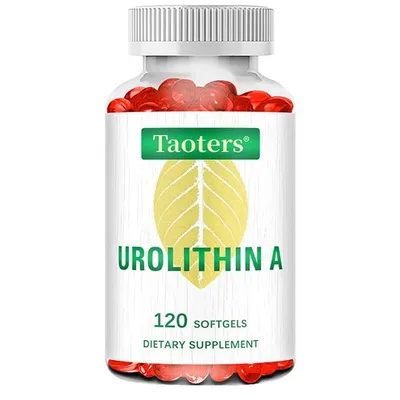 Produktbild von Urolithin A (120 Kapseln) Nahrungsergänzungsmittel, Energie, Muskeln, Stärke, Ausdauer, Muskelkraft, Immunsystems, Hautgesundheit, Zellvitalität