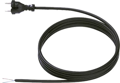 Produktbild von BACHMANN Kontur St.Zuleitung 2x1,0 3m, H05VV-F schwarz Kont.St./AEH