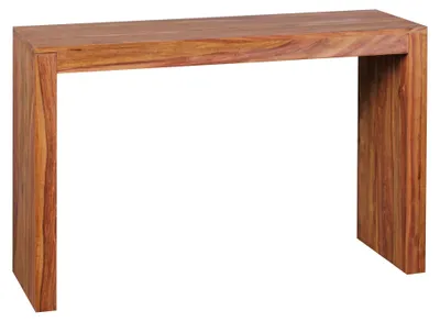 Produktbild von FineBuy Konsolentisch Massivholz 115x40x75 cm Flurtisch Dielentisch Anrichte Schmal Arbeitstisch Schreibtisch Modern Konsole Eingangstisch Naturholz