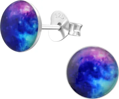 Produktbild von Ohrringe Ohrstecker 925 Sterling Silber Galaxie