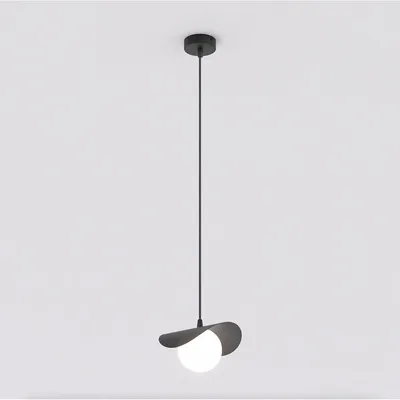 Image de Lampe à suspension Ritual avec structure en acier et verre