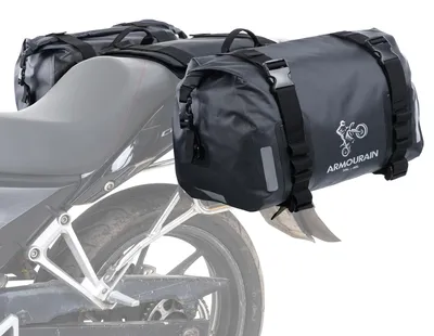 Image de Sacoche de selle étanche pour moto, 70 litres