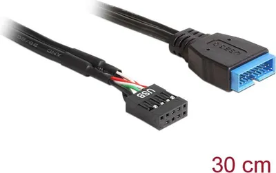 Zdjęcie produktu dla DeLOCK 83281, 0,3 m, Męska, Żeńska, 1 szt.