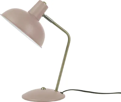 Produktbild von Leitmotiv - Tischleuchte Hood - Rosa - 37,5x19,5cm Tischlampe - Nachttischlampe, Wohnzimmer, Schlafzimmer