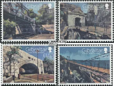Produktbild von Briefmarken Gibraltar 2018 Mi 1838-1841 (kompl.Ausg.) postfrisch Europa: Brücken