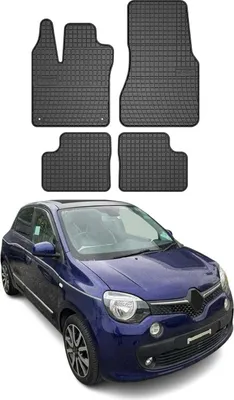Image de Tapis de Sol pour Renault Twingo III 2014-2025 OMAC Noir Caoutchouc