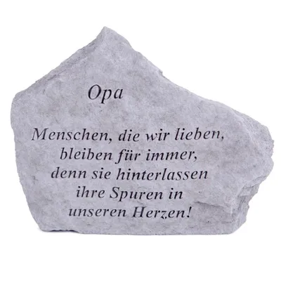 Produktbild von Grabstein , Grabschmuck, Grabdekoration, Grab, Opa