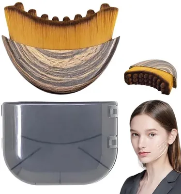 Gesichtsborsten Ergonomisches Design - Lymphmassage - Konturborste - Gesichtstrockenbürste - Körperbürste - Effektive