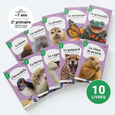 Produktbild von Lernmaterialien für Kinder: "Die Tiere" – 10 Bücher