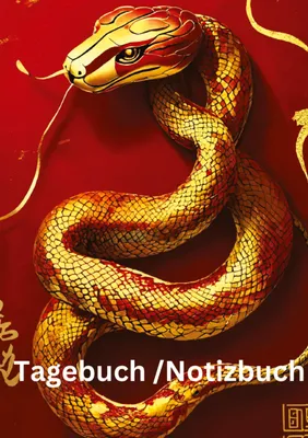Produktbild von Tagebuch / Notizbuch  Chinesische Tierkreis Schlange