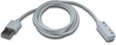 Produktbild von SYSTEM-S USB 2.0 Kabel 100 cm Ladekabel für Xplora X6 Play Smartwatch in Weiß