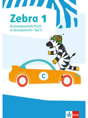Produktbild von Zebra 1. Buchstabenheft Plus in Grundschrift Klasse 1