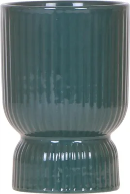 Produktbild von Ziertopf Diabolo Grün Ø9cm Keramiktopf - Blumentopf Pflanztopf Übertopf Indoor