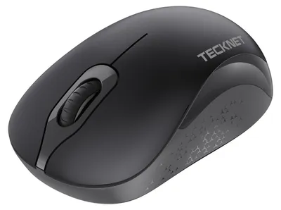 Zdjęcie produktu dla Cicha, bezprzewodowa mysz, 1600 DPI, 2400 MHz, z nano-odbiornikiem USB, kolor: szary