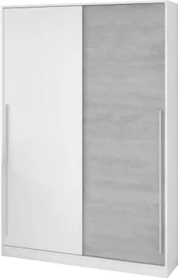 Immagine prodotto di Dmora Guardaroba 2 Ante Aristode 50x200h cm Grigio, Appendiabiti 2 Ante
