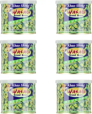 Zdjęcie produktu dla Bób Khao Shong z pikantnym wasabi 140 g, opakowanie 6 szt
