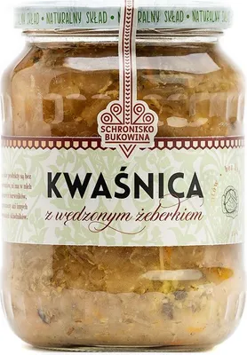 Zdjęcie produktu dla Kwaśnica z wędzonym żeberkiem - Schronisko Bukowina