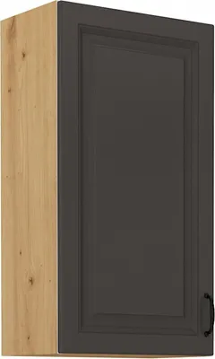 Image de Armoire haute supérieure SOPHIA – largeur 50 cm, gris foncé / chêne artisan