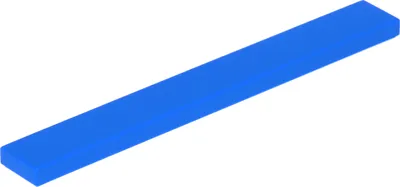 Produktbild von Lego® 1x8 Fliesen 4162 - 250 Stück Blau